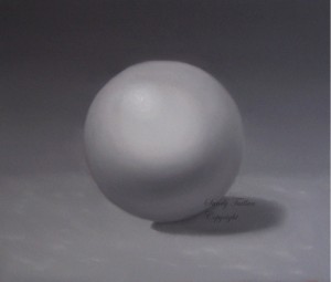 Peinture d'une sphère